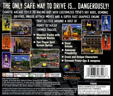 Wreckin Crew - Drive Dangerously (US) box cover back